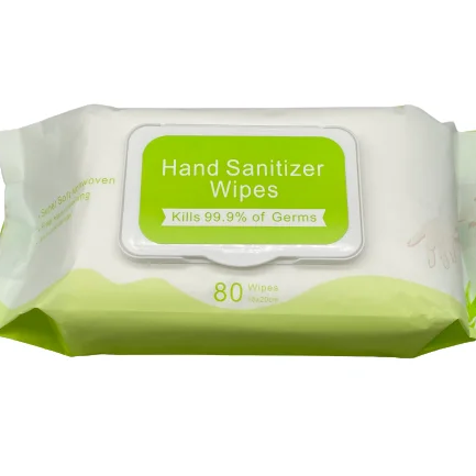 Lingettes désinfectantes pour les mains 80ct Lingettes antibactériennes pour le corps et les mains Serviettes désinfectantes humides antiseptiques sans alcool