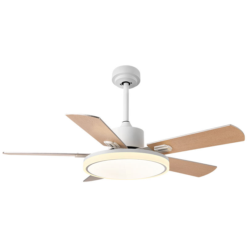 สีขาว + ไม้ธรรมชาติ