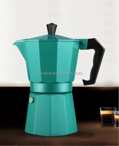 Cafetera de moka expreso con filtro de aluminio de color, máquina de café con aislamiento, directa de fábrica - Product Image 2