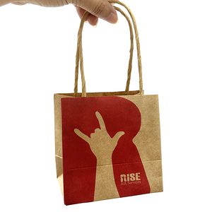 Bolsas de Papel Kraft Marrón con Asas para Comida para Llevar, con Logotipo Personalizado, para Regalos y Compras - Product Image 5