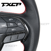 Volante de Fibra de Carbono LED para JEEP Wrangler JL Grand Cherokee SRT