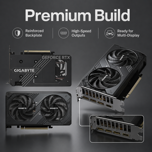 การ์ดจอ GeForce RTX 5060 WindForce OC 8GB พัดลมคู่ SFF DLSS 4 Ray Tracing AI GPU สำหรับเล่นเกม PC ใหม่ PCI ระดับมืออาชีพ GeF - Product Image 6