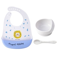 Humor bear — masque de mélange repliable en silicone pour bébé, vaisselle, contenant divers motifs