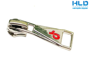 Hengda nhà máy tùy chỉnh mạnh mẽ dây kéo puller với logo tùy chỉnh kim loại túi dây kéo kéo số 5 Dây Kéo Màu Đen kéo - Product Image 5