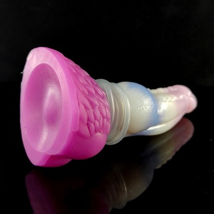 23 cm Sea Jelly Fantasy Adult Sexy Products Store Monster Squirting <b>Dildo</b> Male Ejaculation Rubber Penis for Female - Product Image 5