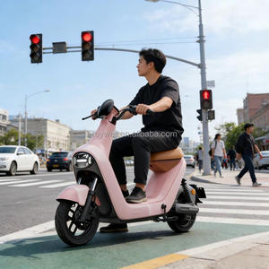 <span class=keywords><strong>Scooter</strong></span> électrique à deux <span class=keywords><strong>roues</strong></span> avec cadre en acier 48V12AH, moteur <span class=keywords><strong>sans</strong></span> balais 400W, autonomie de 50 km, batterie au lithium étanche - Product Image 2