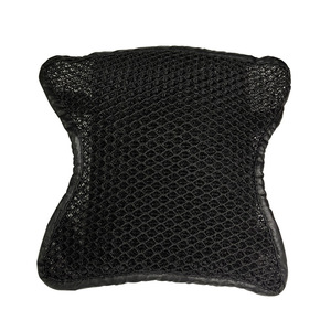 Housse de siège pour scooter électrique, noire, double couche, maille 3D respirante, imperméable, pour l'été - Product Image 2