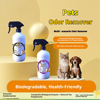 Spray Désodorisant Naturel pour Animaux de Compagnie – Éliminateur d'Odeurs Efficace, Formule Sûre, Rafraîchisseur pour Chiens, Chats et Usage Domestique
