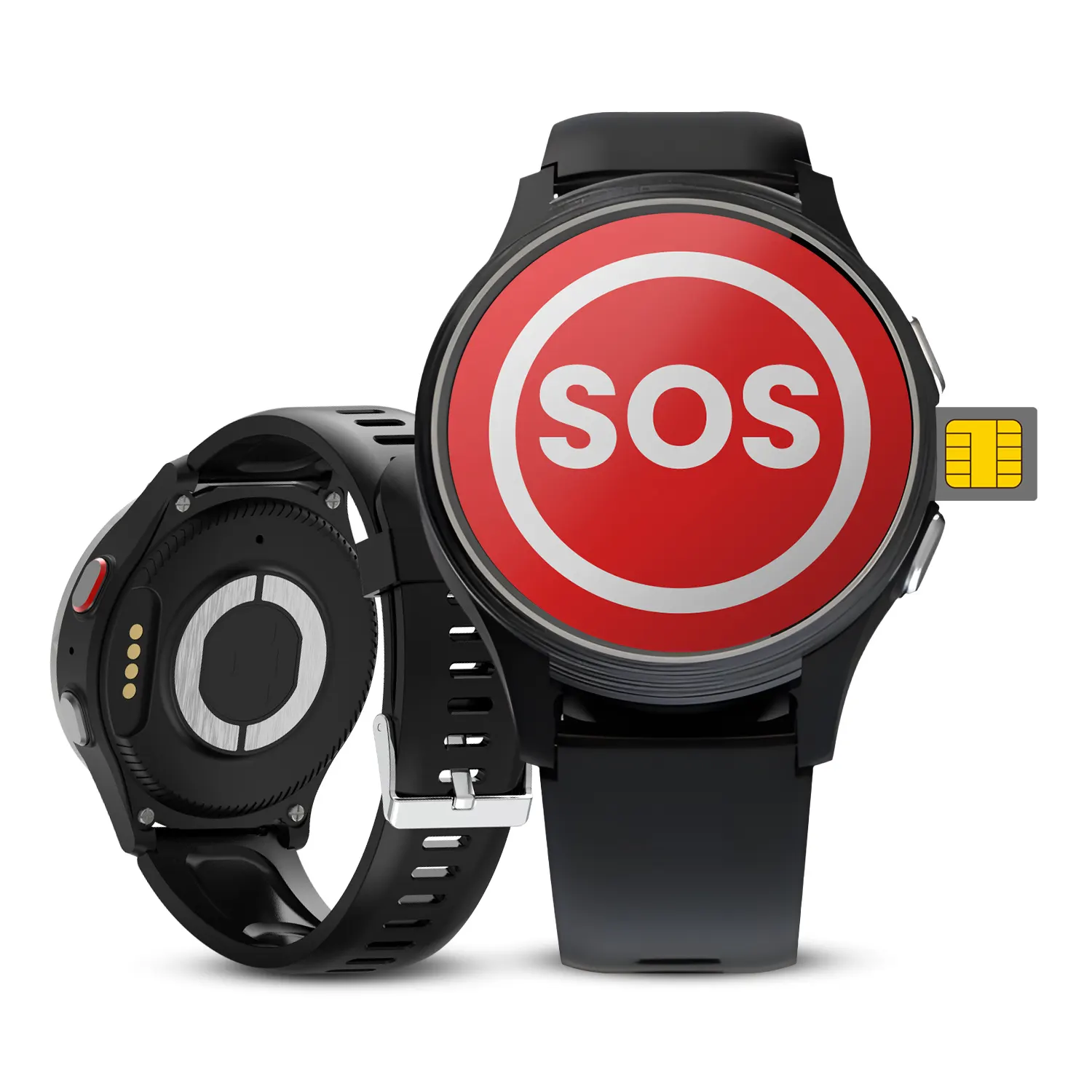 Ältere SOS VL18 Call Safe Sturzer kennung Pflege Tracking Armband Gesunde alte Menschen Monitor Smart Watch für ältere Menschen