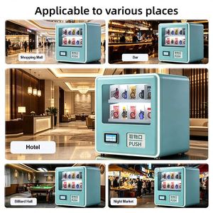 Mini distributeur automatique mural en spirale avec fonction de paiement par code QR SDK, capacité de 20 à 150 articles pour snacks, boissons, cosmétiques - Product Image 5