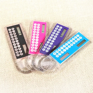 Mini Calculadora Solar Multifuncional con Regla, Portátil, Material Escolar Electrónico, Juguetes Matemáticos - Product Image 1
