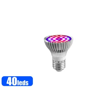 7w E27 conduziu cresce o espectro completo da ampola para o crescimento interno da planta 54W E27 o espectro completo conduzido cresce luzes PAR38 conduziu a luz do ponto