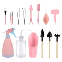 16 pcs kit de plantation de culture de jardin Kit de succulentes Mini ensemble d'outils à main de jardin d'intérieur