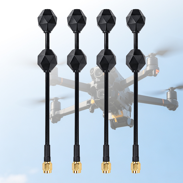 High Gain Lanyi LY-FPV2 FPV Antenna 8 Dbi 5150/5850MHZ Double Diamond Imported PC+ABS Shell Ultra Long Distance Video