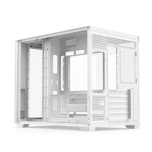 Gabinete Gaming M-ATX Blanco con Cristal Curvo, Compatible con <span class=keywords><strong>BTF</strong></span> 360, Refrigeración Líquida, Tipo_C, GPU de hasta 400 - Product Image 5