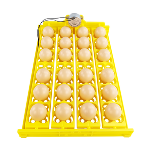 Precio de fábrica: Cesta incubadora amarilla, accesorios para incubadora, para aves de corral (ganso, <span class=keywords><strong>avestruz</strong></span>, gallina, pato), hecha de PC y PP, nueva, para 24 huevos. - Product Image 1