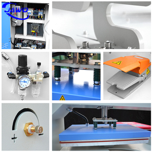 Máquina de <span class=keywords><strong>prensa</strong></span> de calor con cordón comercial Máquinas de <span class=keywords><strong>prensa</strong></span> de calor neumáticas Máquina de estampado en caliente - Product Image 4