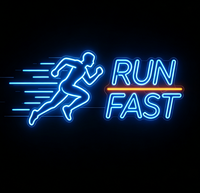 Enseigne néon étanche sur le thème du fitness, haltères, musculation, sport, affichage néon graphique pour centre de fitness, salle de sport à domicile, studio d'entraînement