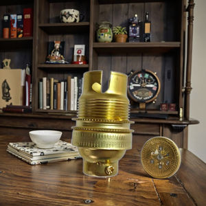 Support de lampe en laiton marin 793516, douille à baïonnette BA15d, base d'<span class=keywords><strong>ampoule</strong></span> d'urgence en cuivre - Product Image 3