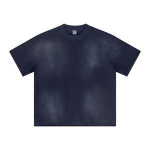 Fournisseurs de t-shirts, t-shirt uni surdimensionné, poids lourd, logo personnalisé en mousse 3D, impression en relief pour hommes, t-shirt <span class=keywords><strong>boss</strong></span>, t-shirt délavé à l'acide - Product Image 5