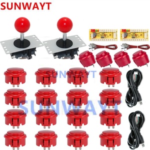 <span class=keywords><strong>Arcade</strong></span> trò chơi DIY Part Kit cho PC MAME Retro Pie 5pin <span class=keywords><strong>Arcade</strong></span> joystick + 30mm 24mm <span class=keywords><strong>Push</strong></span> Buttons + USB Encoder - Product Image 2