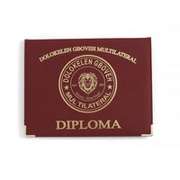 Carpeta Porta Diplomas de Cuero PU de Lujo Personalizada A4 A5 para Estudiantes Escolares, Universitarios, Graduaciones, Presentaciones, Certificados