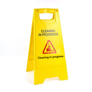 Aazon.co: SartSign 25 X 12 Inches Do Not Enter - Cleaning In Progress 2-Sided Folding Floor - View #9