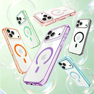 <span class=keywords><strong>Funda</strong></span> Magnética Transparente Delgada para <span class=keywords><strong>iPhone</strong></span> 16 Pro Max con Borde Tintado y Sistema de Defensa de Impacto Mejorado - Product Image 1
