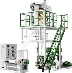 3 layer aba blown film extrusion machine greenhouse mulch pe film blowing machines 4 die head abc double film blowing machine