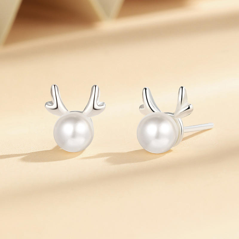 White Gold Earrings