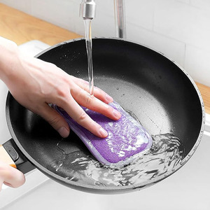Éponge à vaisselle réutilisable en microfibre Esun, non rayante, pour le nettoyage de la cuisine, écologique, super absorbante, forte décontamination - Product Image 6