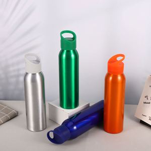 Promotional Custom Logo 650ml Aluminum Alloy Sports <b>Small</b> Mouth Outdoor Portable Climbing Travel Kettle Modern Water <b>Bottle</b> - Product Image 3