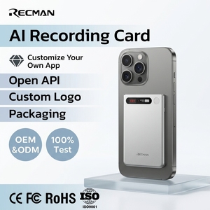 Grabadora de Voz con IA Recman de 64 GB con Formato <span class=keywords><strong>MP3</strong></span>, Aleación de Aluminio, 84 Horas de Duración de la Baterí<span class=keywords><strong>a</strong></span>, Traducción de Voz <span class=keywords><strong>a</strong></span> Texto en 116 Idiomas - Product Image 2