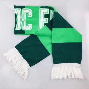 Écharpe de sport tricotée unisexe personnalisée en acrylique jacquard, légère, toutes saisons, carrée, coupe-vent, pour spectateurs de football et équipes - Product Image 2