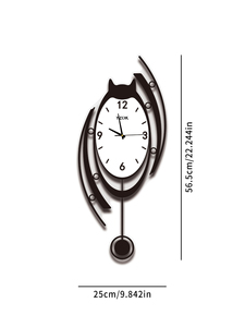 YZOK Set di decorazioni per la casa in stile nordico, minimalista e creativo, con orologio <span class=keywords><strong>da</strong></span> <span class=keywords><strong>parete</strong></span> artistico silenzioso, adatto per il soggiorno di famiglia - Product Image 5