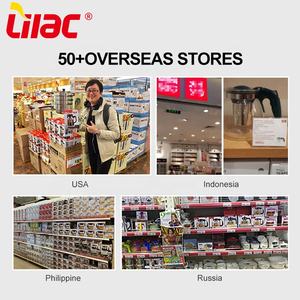 Lilac bsci LFGB 1600มล. + 300มล. * 4บรรจุภัณฑ์น้ำดื่มโถแก้วพร้อมกระเพื่อม6/7ชิ้น - Product Image 6