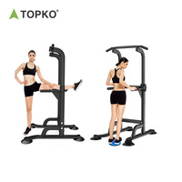 Station d'entraînement multifonction TOPKO Sport : Barre de traction, station de dips, équipement de musculation
