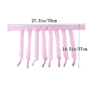 ที่ม้วนผมขี้เกียจม้วนผมแบบไม่ร้อนที่คาดผมริบบิ้นผ้าไหมที่คาด<span class=keywords><strong>ผม</strong></span>ลอนนุ่มไม่ร้อน - Product Image 4