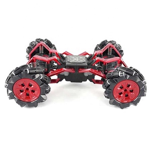 Coche RC de Acrobacias con Control Remoto de Doble Cara 2.4G, Coche RC de Acrobacias con Tracción en las 4 Ruedas, de Aleación, con Luces y Música - Product Image 3