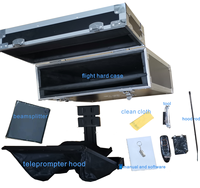 Meilleur support populaire 8-15 pouces tablette portable entretien discours studio téléprompteur adapté pour Ipad et iphone