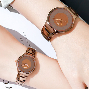 Nuevo reloj de mujer de ocio de moda de Venta caliente de comercio exterior transfronterizo reloj de pareja impermeable de cuarzo - Product Image 1