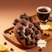 Galletas de Chispas de Chocolate Americanas Personalizadas al por Mayor OEM, Fabricantes de Galletas, Galletas de Doble Chocolate para el Desayuno
