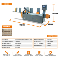 Machine à chanfreiner les palettes en bois CNC électrique automatique FENGKAI 220v/380v 7.2kW certifiée CE ISO, facile à utiliser