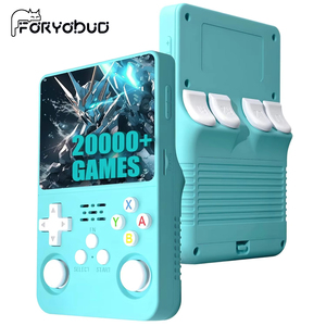 Consola de juegos <span class=keywords><strong>retro</strong></span> portátil R36S con sistema Linux de código abierto, pantalla IPS de 3,5 pulgadas, más de 20000 juegos, reproductor de videojuegos portátil de 64GB - Product Image 1