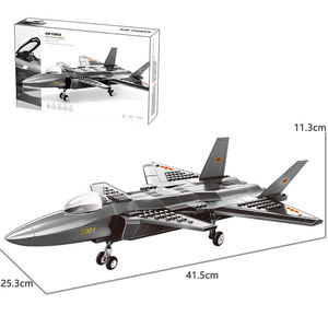 Wange 4003 Firefang Stealth Fighter MOC, Modelo DIY Compatible con Bloques de Partículas Pequeñas, Juguete Educativo de Construcción para Niños, Venta al Por Mayor - Product Image 5