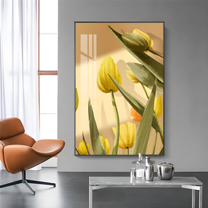 Moderno pop Estilo nórdico Margarita flores DIY restaurante pintura al óleo lienzo decoración pintura girasol tulipán flor pintura - Product Image 4