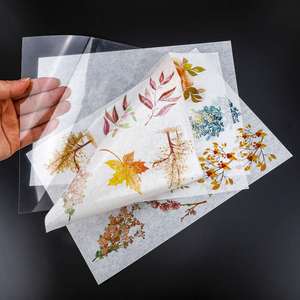 Papel Adhesivo Transparente para Impresión de Inyección de Tinta FX, 8.5x11 A4, Papel de Arroz Washi, con Respaldo de Plástico Transparente para Impresora - Product Image 5