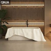 Baignoire Spa de Luxe Autoportante en Pierre Artificielle avec Design Personnalisé pour Hôtels et Maisons Modernes – Baignoire de Relaxation