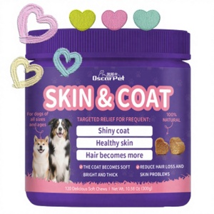 OEM Private Label Health Care Nutritional Pet Supplement Wholesale Organic Natural Skin Coat Dog Supplements Soft <strong>Chews</strong> - Product Image 1