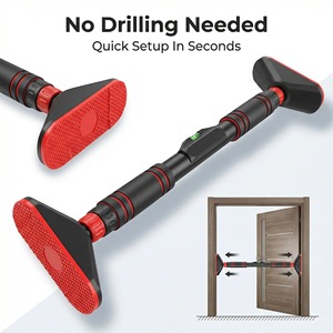 Barra de dominadas multifuncional para <span class=keywords><strong>puerta</strong></span>, barra horizontal para fitness, altura ajustable, instalación sin tornillos para uso doméstico - Product Image 1